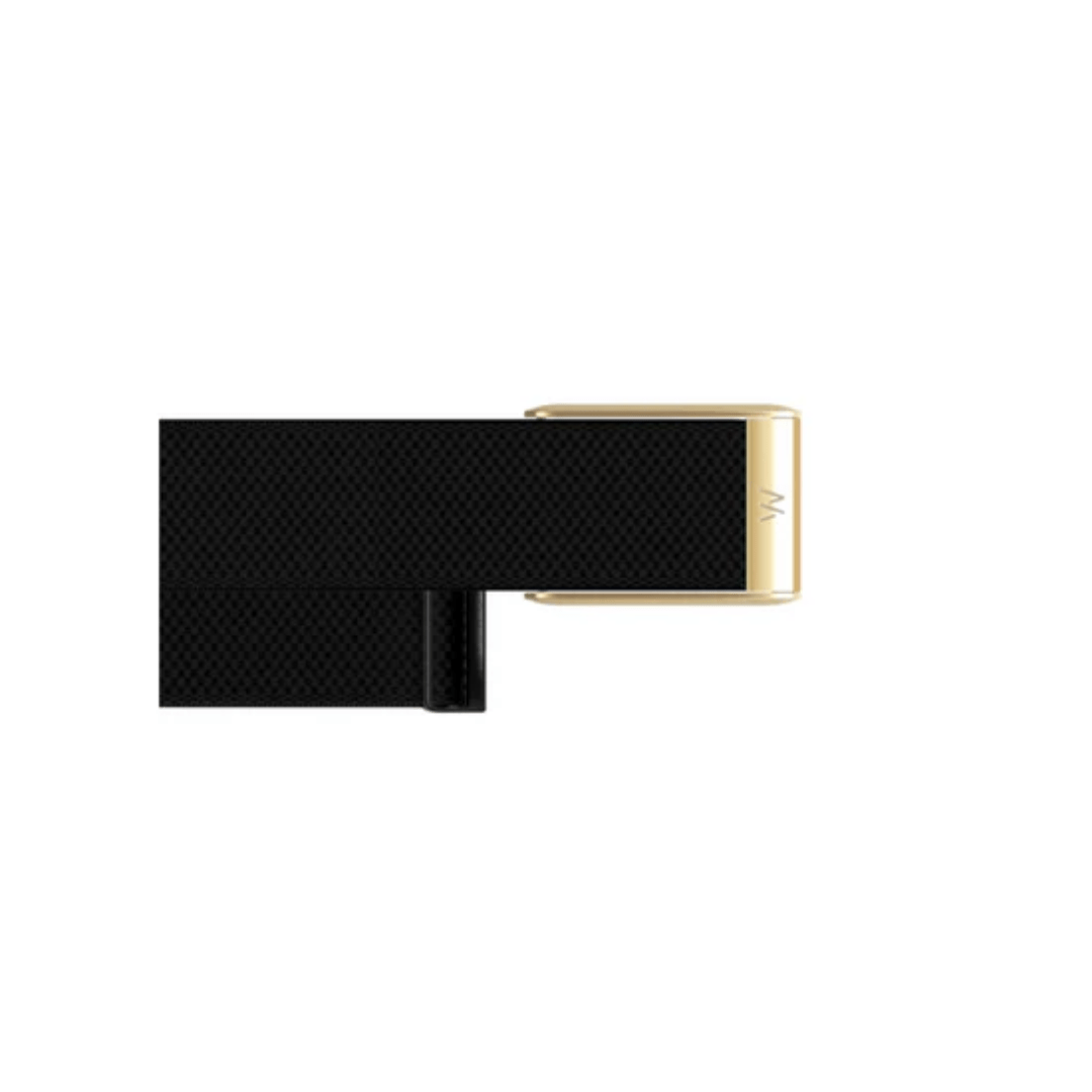 Whoop 5.0 Superknit Luxe Obsidian with Gold Band (Strap Only)
