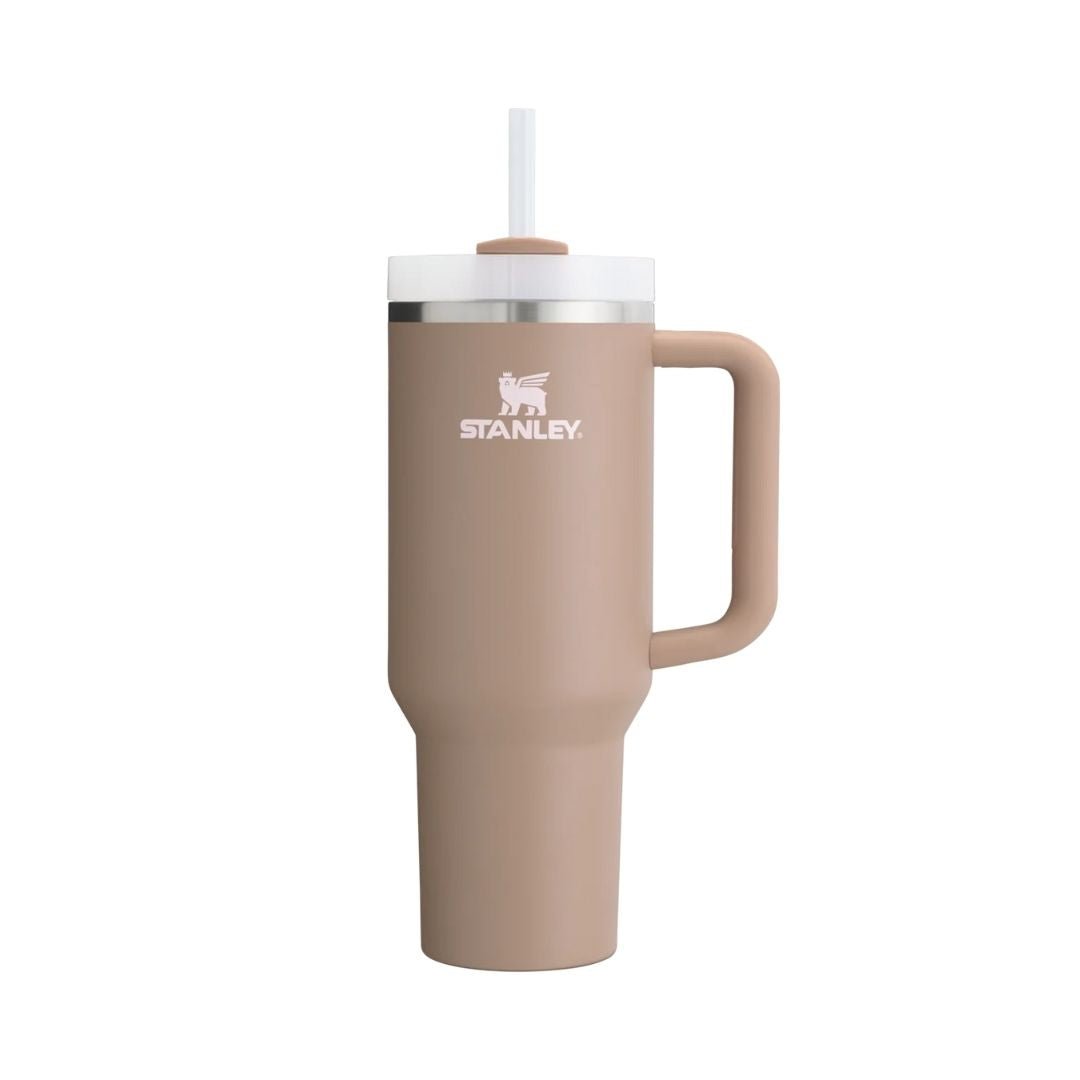Stanley Quencher H2.0 FlowState™ Tumbler | 40 OZ Almond Rose