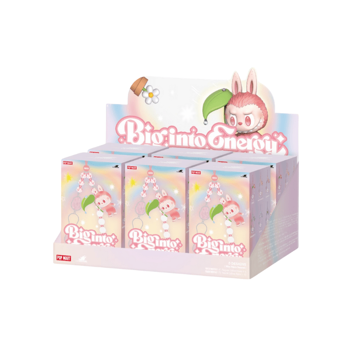 Pop Mart Labubu The Monsters Big into Energy Series Phone Charm Sealed Case (6 Blind Box)