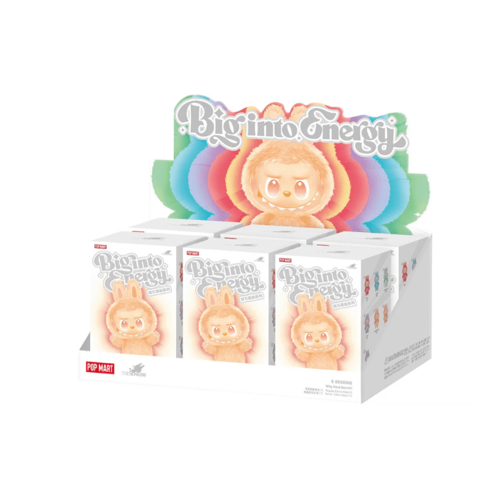 Pop Mart Labubu The Monsters Big into Energy Series Vinyl Plush Pendant Sealed Case (6 Blind Box)