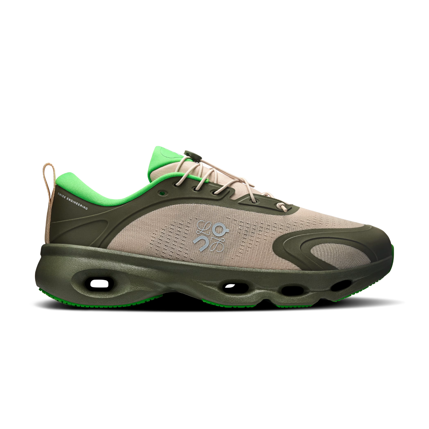 ON Running Cloudsolo Loewe Khaki Green Sand