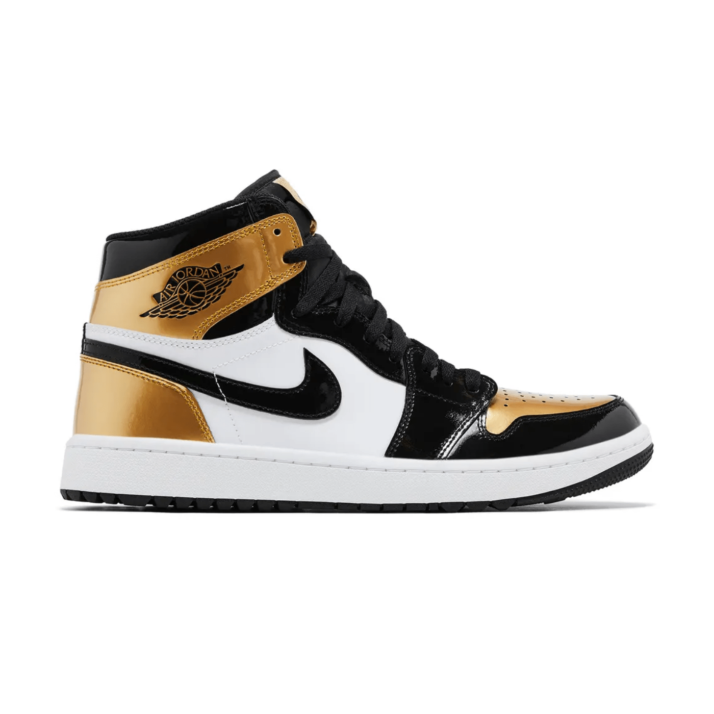 Jordan 1 Retro High Golf Patent Gold Toe