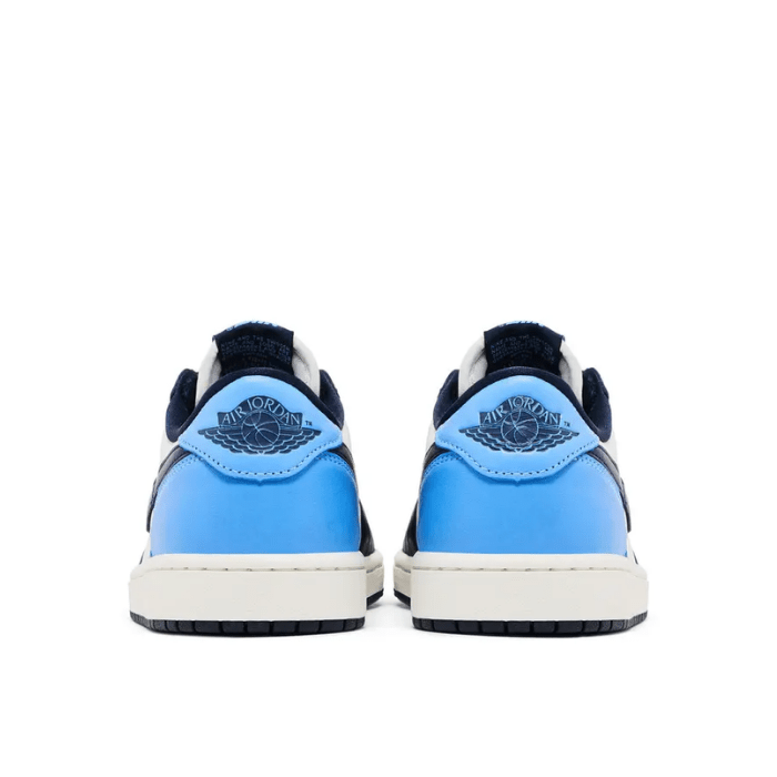 Jordan 1 Low OG Obsidian UNC delivers vintage style in a sleek, low-top silhouette with UNC flair. Shop on hypeelixir.com