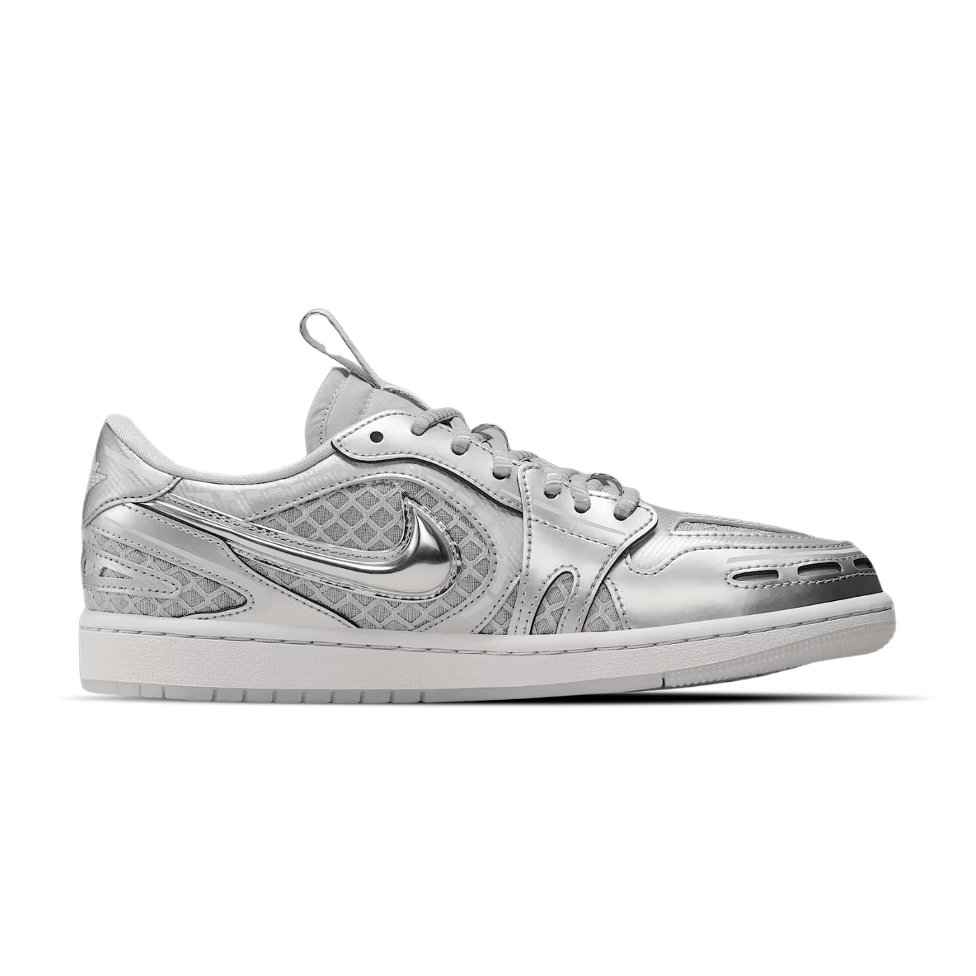 Air Jordan 1 Low Method of Make Metallic Silver