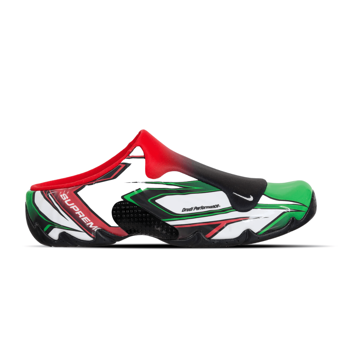 Nike Clogposite Supreme White Gym Red Green