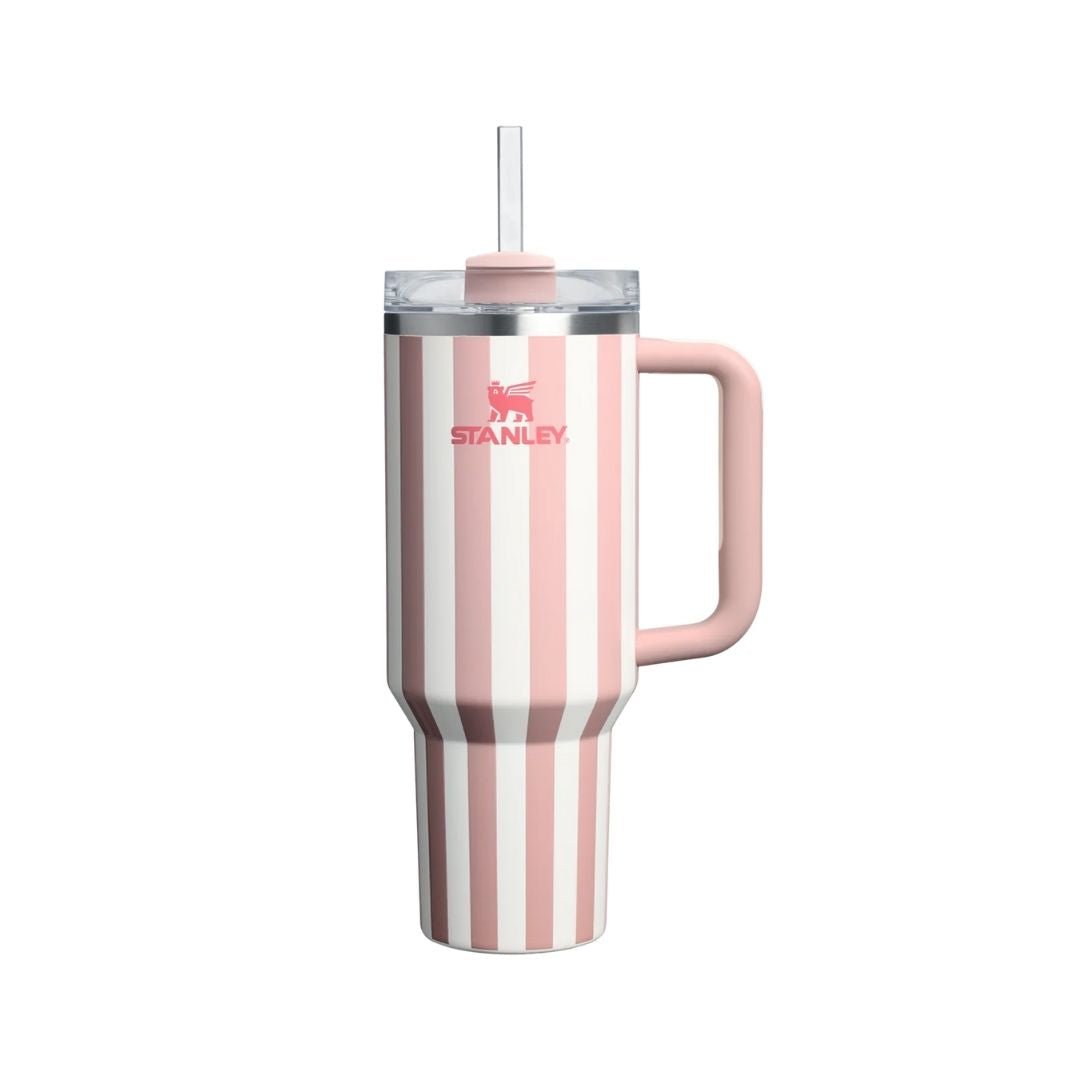Stanley Quencher H2.0 Flowstate™ Tumbler | 40 OZ Peach Whip Cabana Gloss