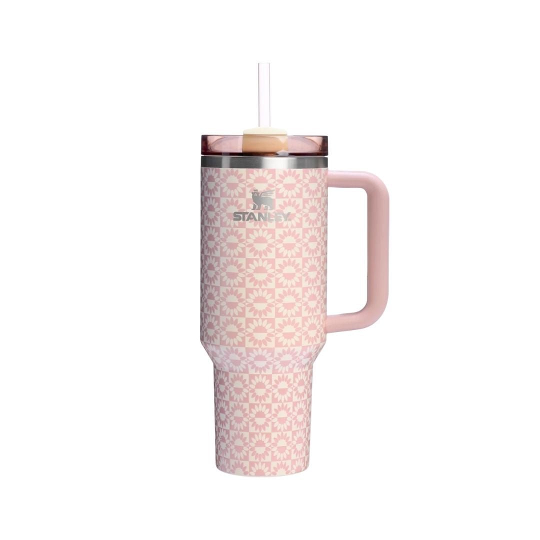Stanley Quencher H2.0 Flowstate™ Tumbler | 40 OZ Peach Whip Sunflower