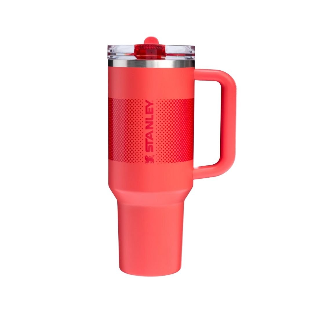 Stanley Quencher ProTour Flip Straw Tumbler | 40 OZ Hot Coral Fade