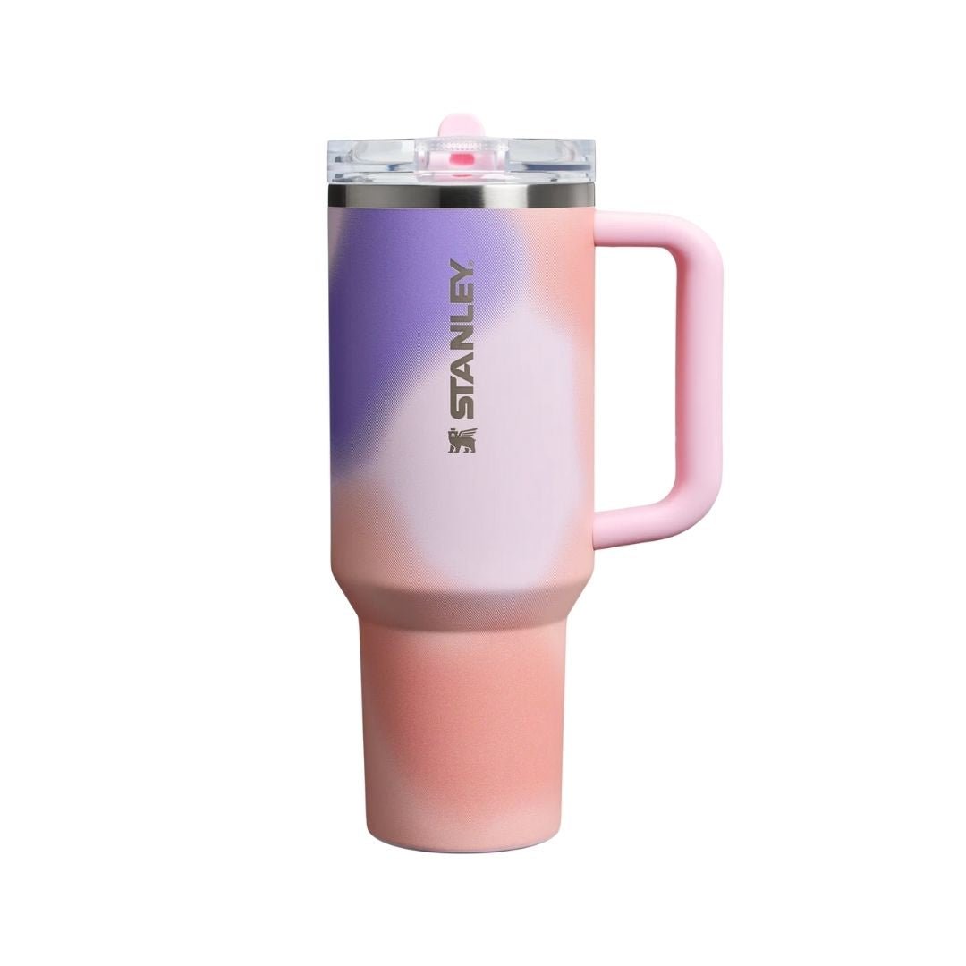 Stanley 40 OZ Frequency Quencher ProTour Flip Straw Tumbler in Rose Petal Motion – durable, insulated, spill-proof. Shop on hypeelixir.com