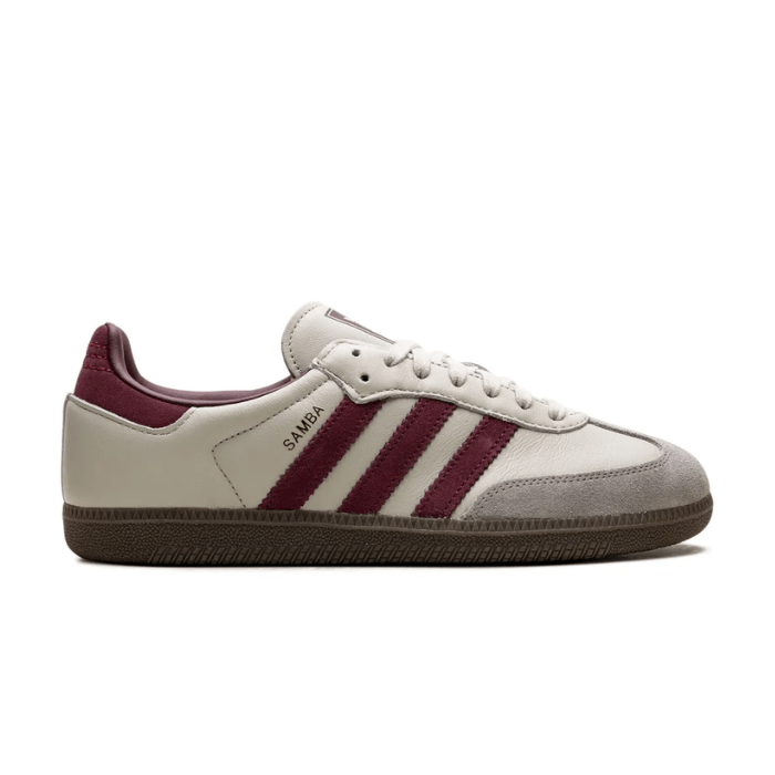 Adidas Samba OG Putty Grey Maroon