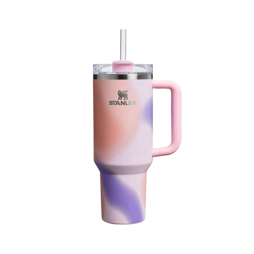 Stanley New Frequency Quencher H2.0 FlowState™ Tumbler | 40 OZ Rose Petal Motion