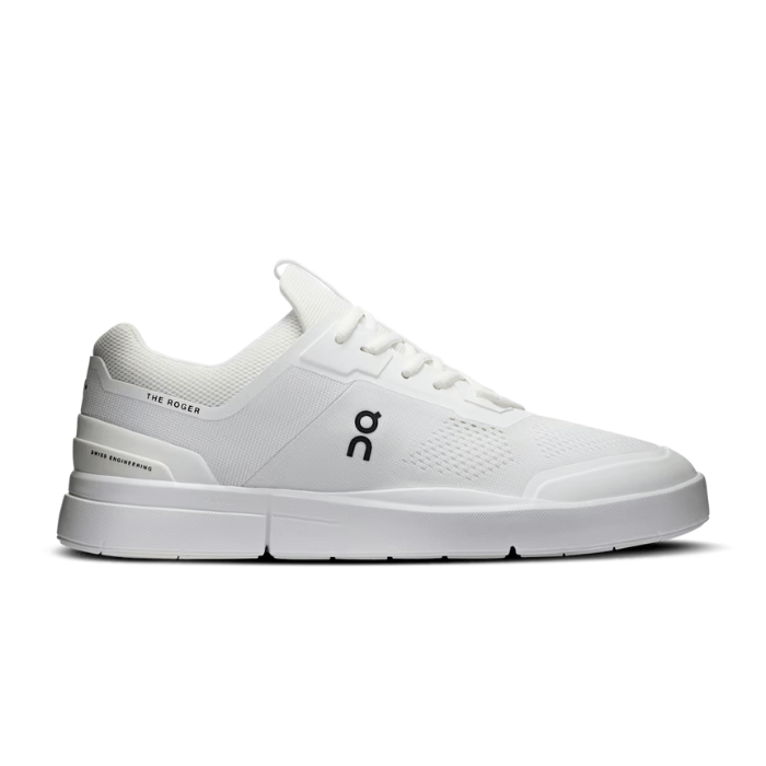 Lightweight On Running Roger Spin in White Black offers comfort, speed, and style for every run. Shop now on hypeelixir.com