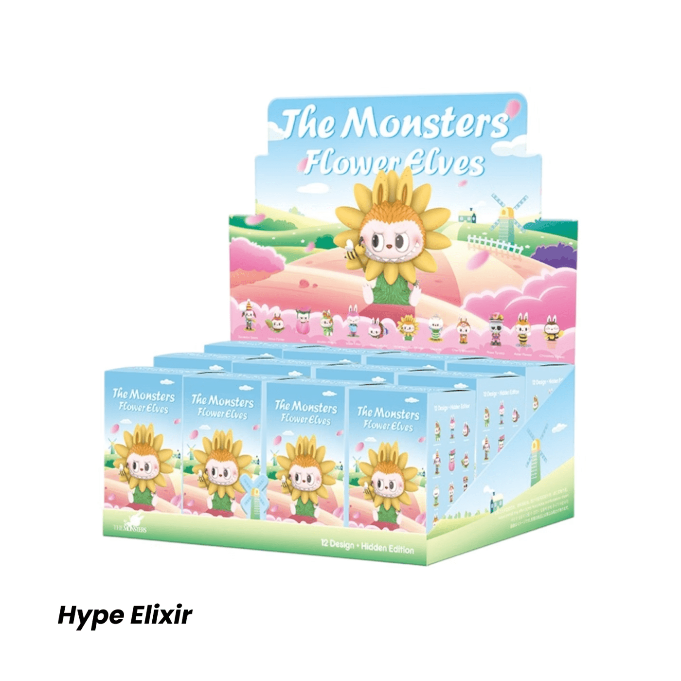 Pop Mart Labubu The Monsters Flower Elves Series Sealed Case (12 Blind Box)