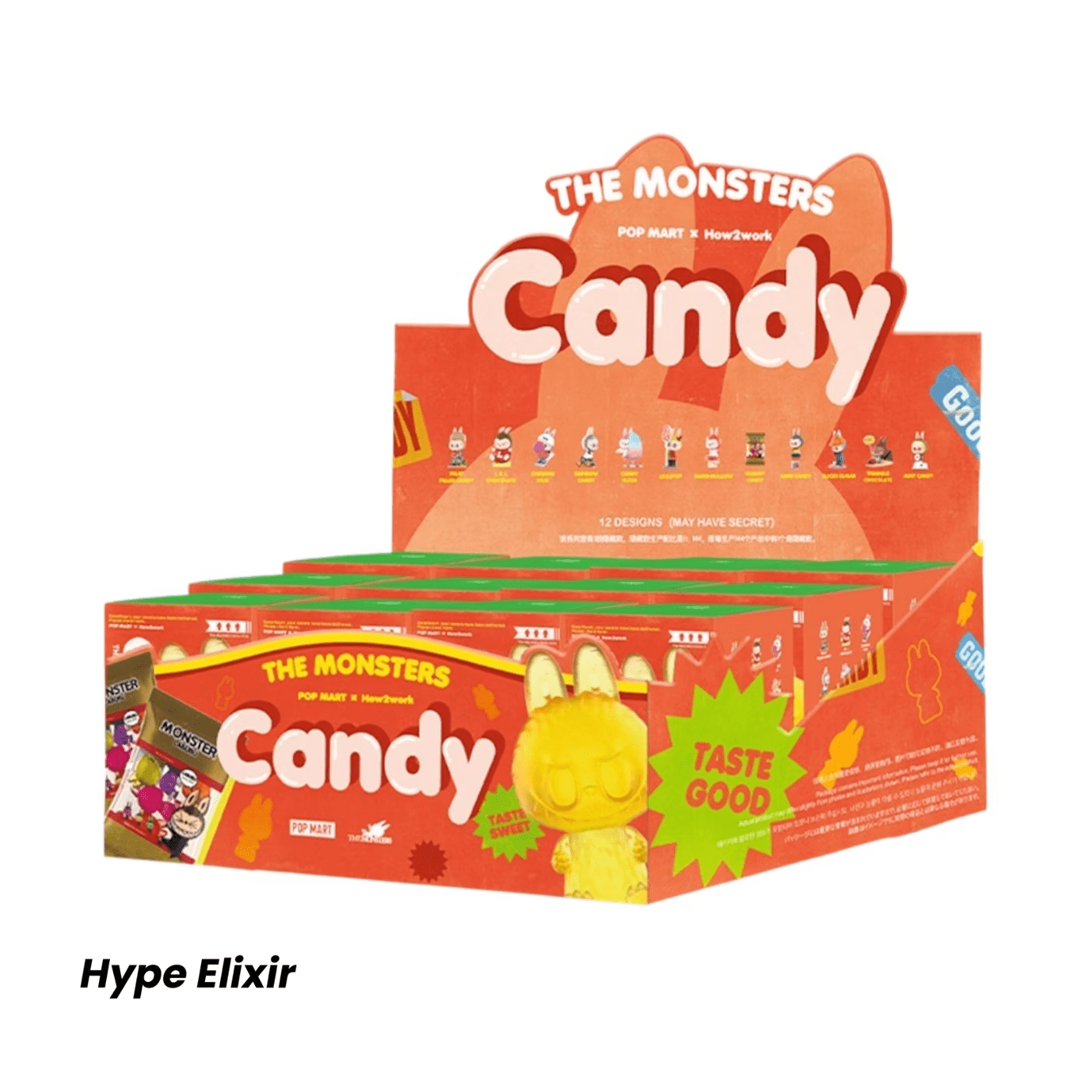 Pop Mart The Monsters Labubu Candy Series Figure Sealed Case (12 Blind Box)