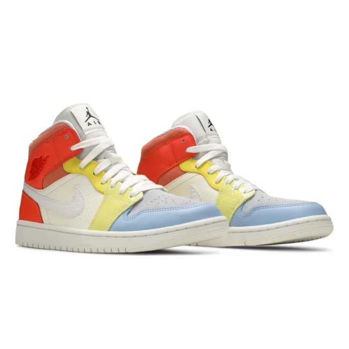 Celebrate your journey with the Jordan 1 Mid To My First Coach (W), styled in soft hues and classic cuts. Shop on hypeelixir.com.