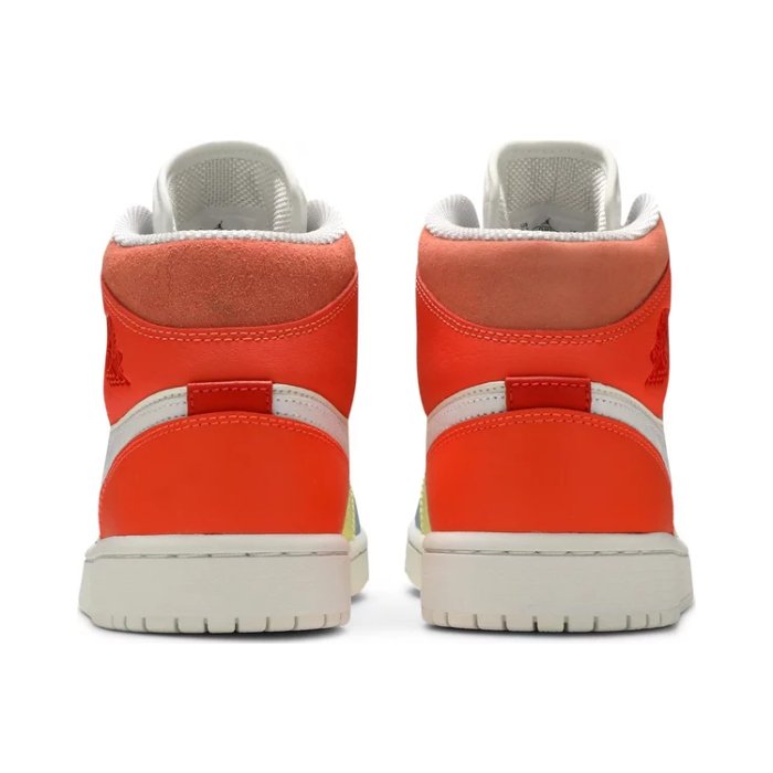 Women's Jordan 1 Mid To My First Coach honors mentors with soft pastels and sleek design. Cop yours today on hypeelixir.com.