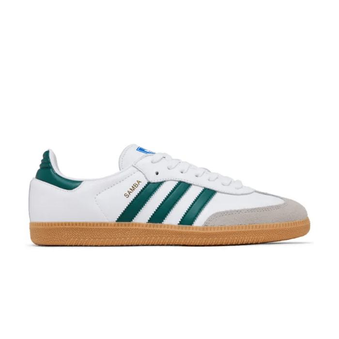 Adidas Samba OG Collegiate Green sneakers with classic style, durable build, and retro vibes. Shop now on hypeelixir.com