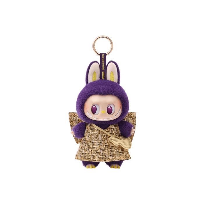 Pop Mart Labubu x Pronounce Wings of Fortune hanging card features a stylish plush vinyl charm for collectors. Shop on hypeelixir.com