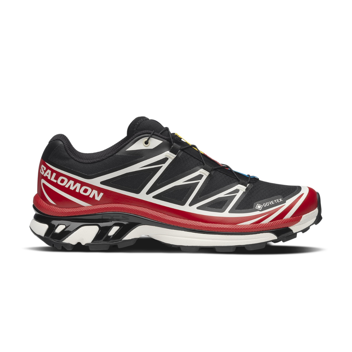 Salomon XT-6 Gore-Tex Black Flame Scarlet