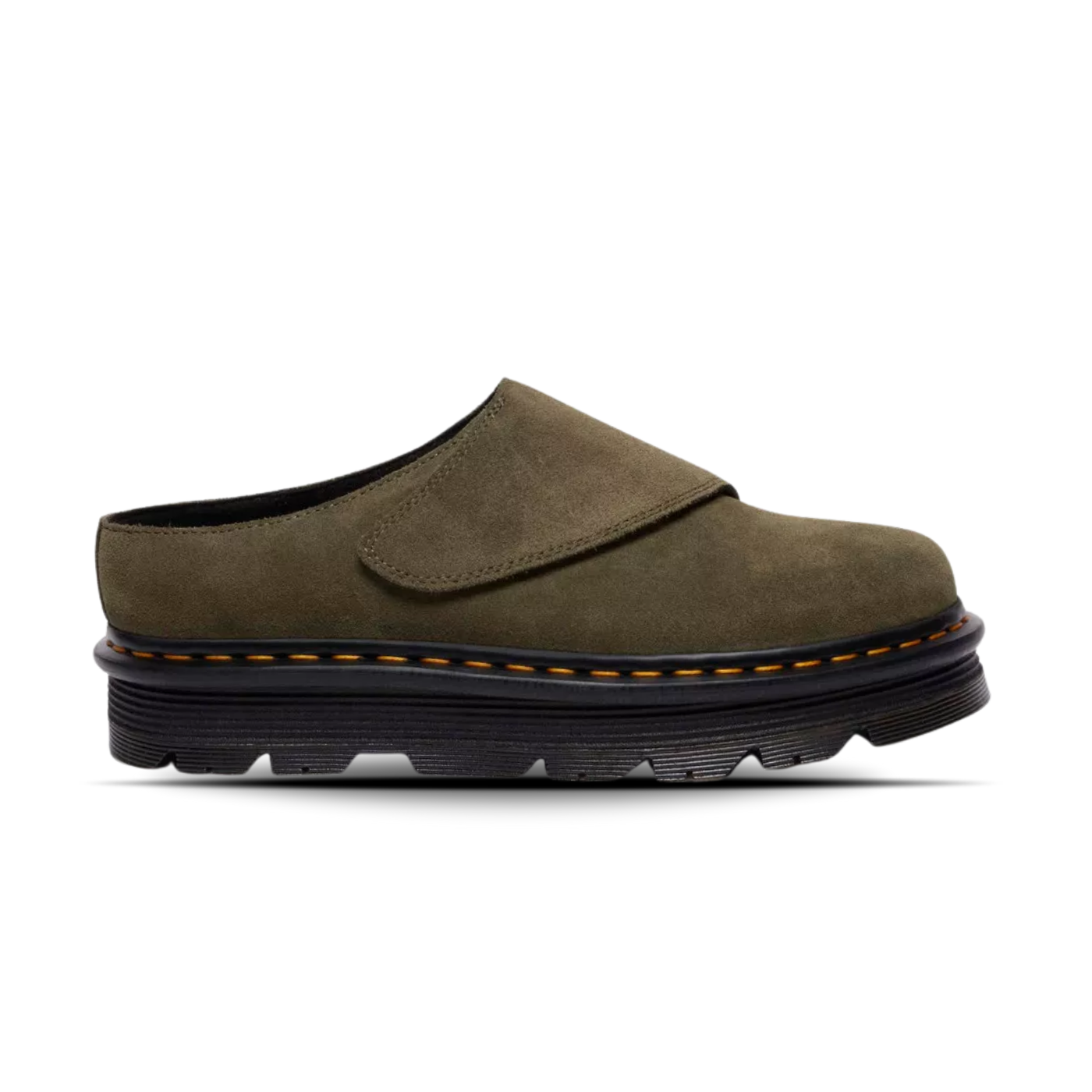 Dr Martens Zebzag AnyWair Suede Mules Olive