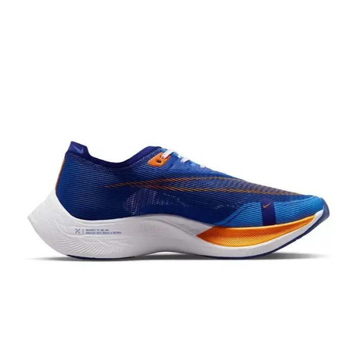 Nike ZoomX Vaporfly Next% Game Royal Vivid Orange