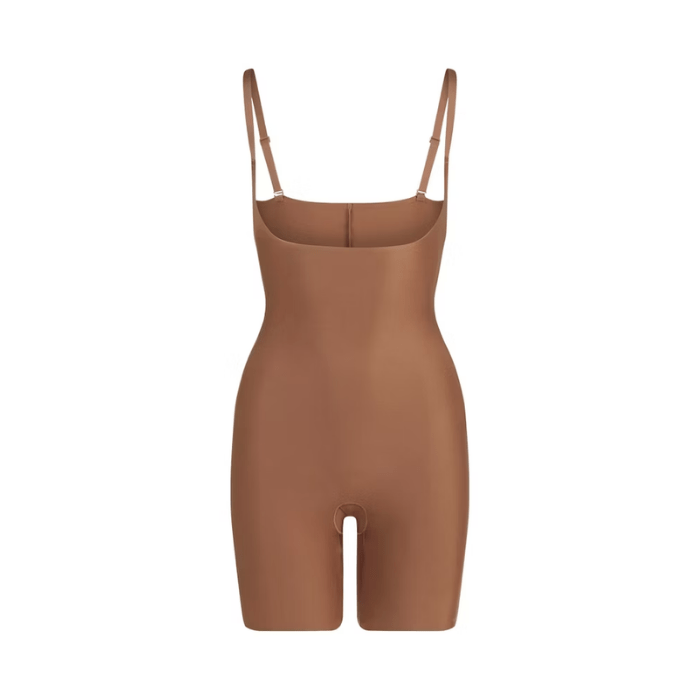 Skims Body Core Sculpt Open Bust Mid Thigh Bodysuit Jasper