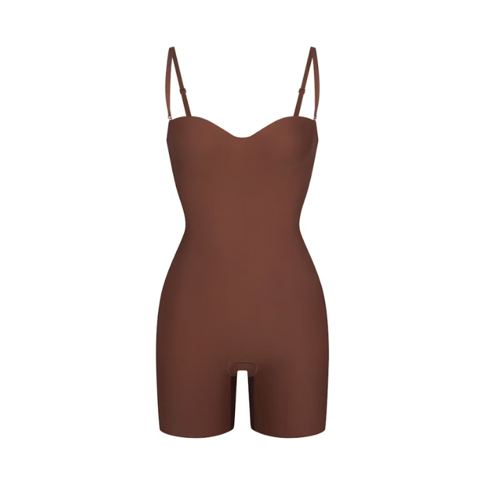 Skims Body Core Sculpt Underwire Mid Thigh Bodysuit Jasper