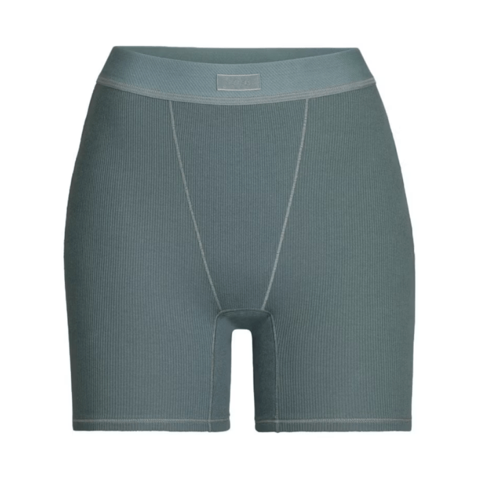 Skims Cotton Rib Boxer Kyanite