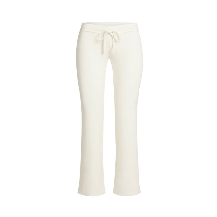 Skims Cotton Jersey Low Rise Crop Pant Marble