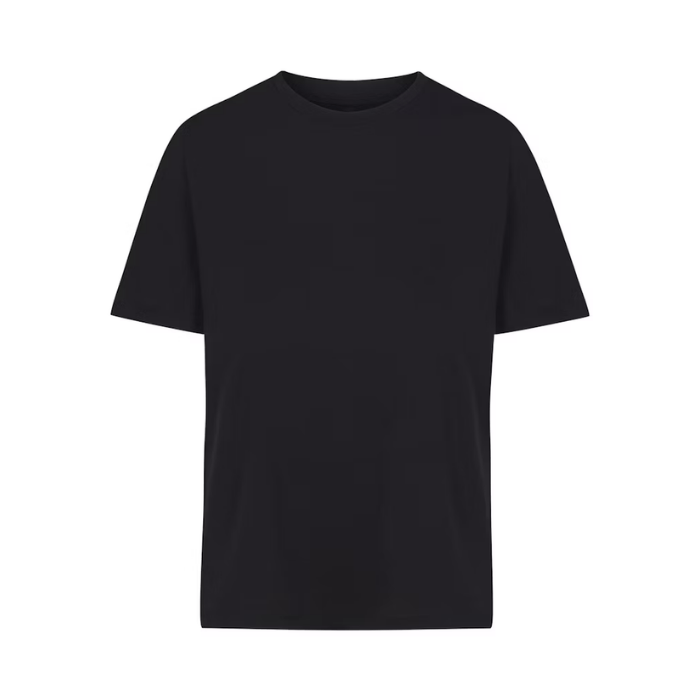 Skims Relaxed Tees Shrunken T-Shirt Onyx