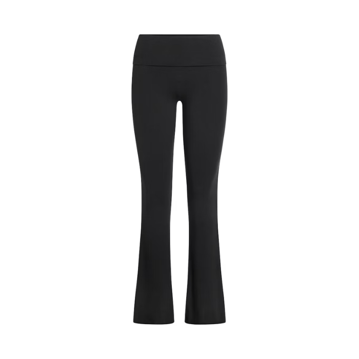 Skims Cotton Jersey Foldover Pant Soot