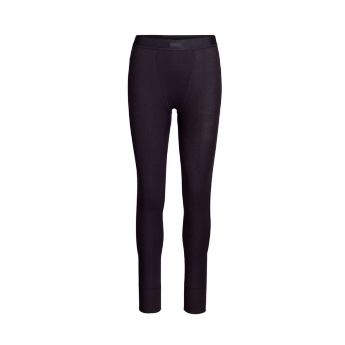 Skims Cotton Rib Legging Soot