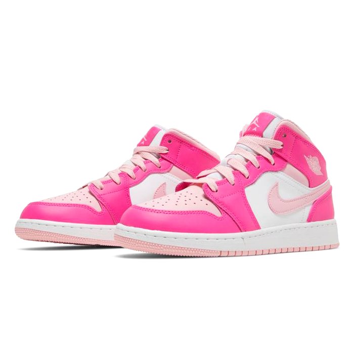 Air Jordan 1 Mid GS 'Fierce Pink'-Jordan 1 mid-HYPE ELIXIR