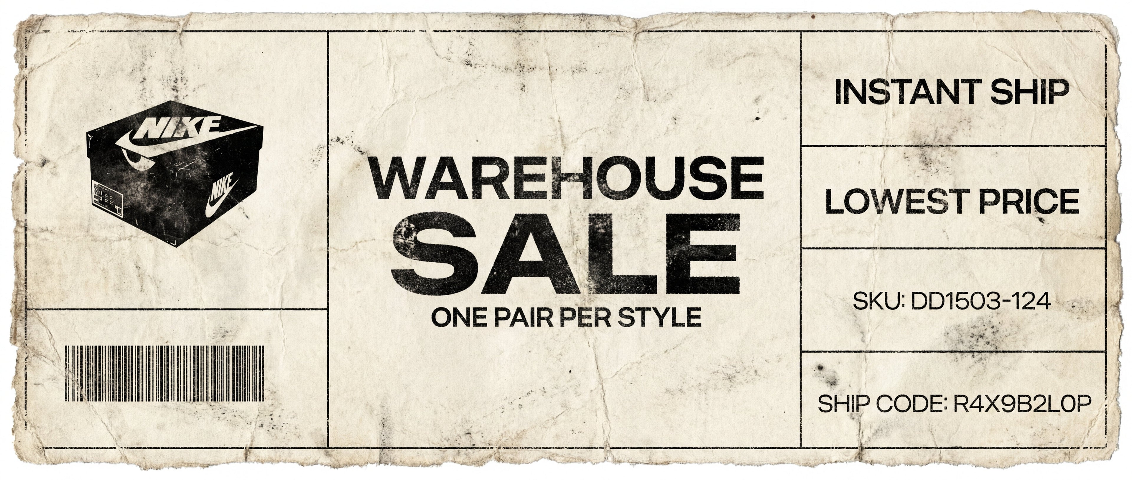 Warehouse Sale