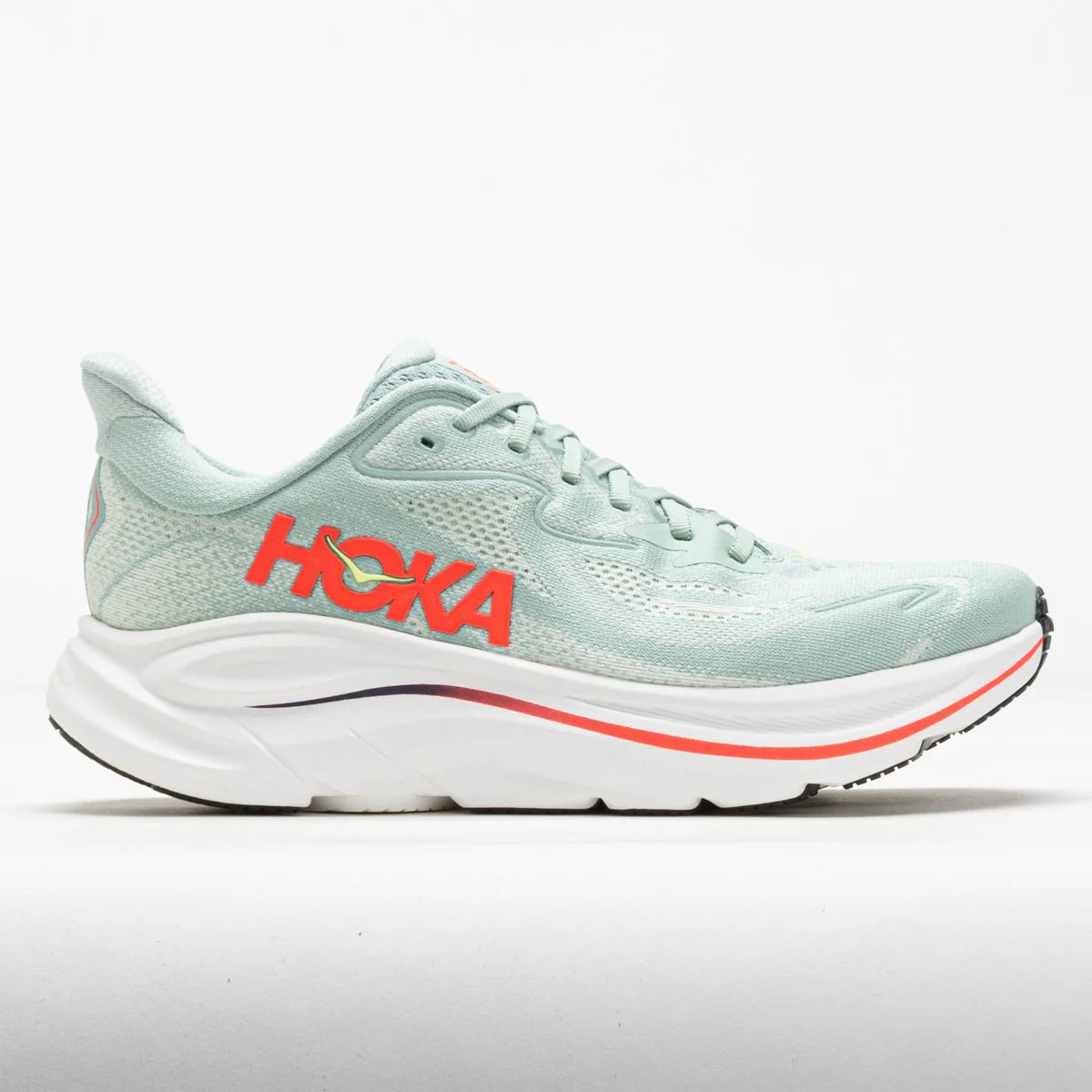 HOKA Clifton 10 Sage Neon Flame