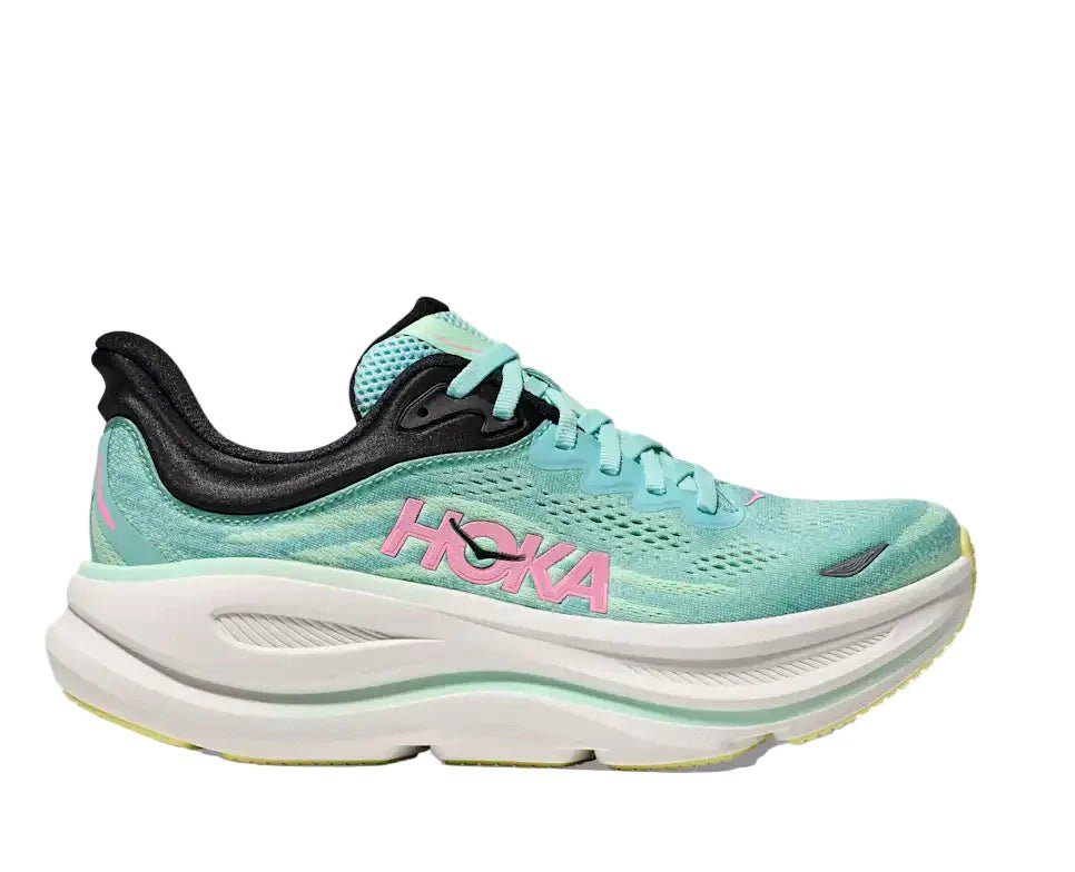 Hoka Bondi 9 Blue Spark Mint Fluorite