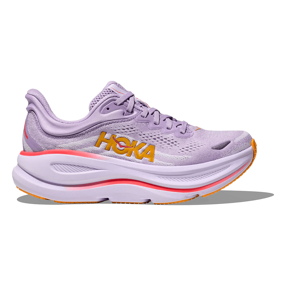 Hoka Womens Bondi 9 Aster Flower Starlight Glow