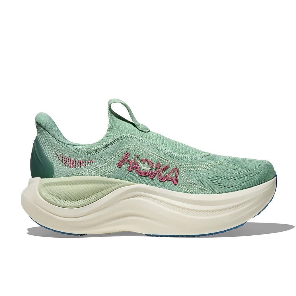Hoka Skyward Laceless jadeite / sea glass