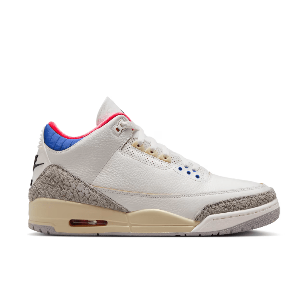 Jordan 3 Retro Seoul 2.0 features iconic color-blocking, Korean flag details & premium leather. Shop on hypeelixir.com