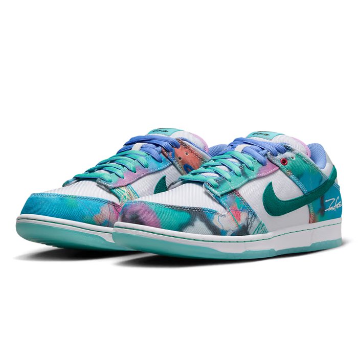 Futura Laboratories x Dunk Low SB 'Bleached Aqua' - HYPE ELIXIR
