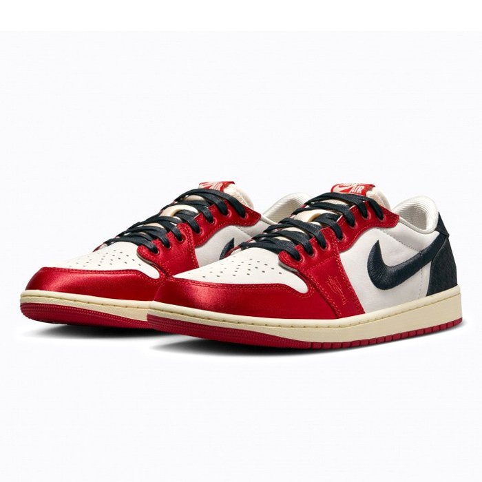 Trophy Room x Air Jordan 1 Retro Low OG SP 'Rookie Card - Away' - HYPE ELIXIR Shop for Trophy room air jordan sneaker