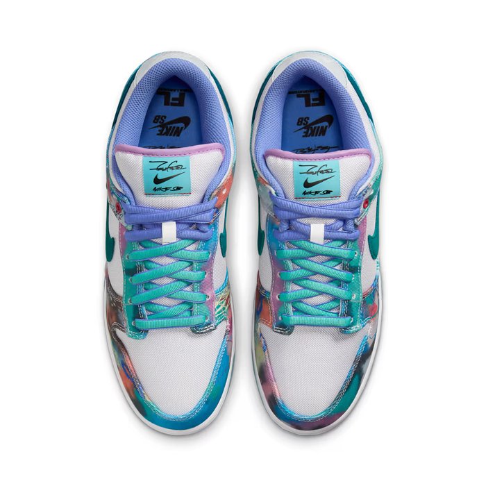 Futura Laboratories x Dunk Low SB 'Bleached Aqua' - HYPE ELIXIR