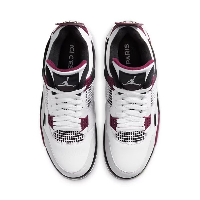 paris saint germain jordan 4 bordeaux