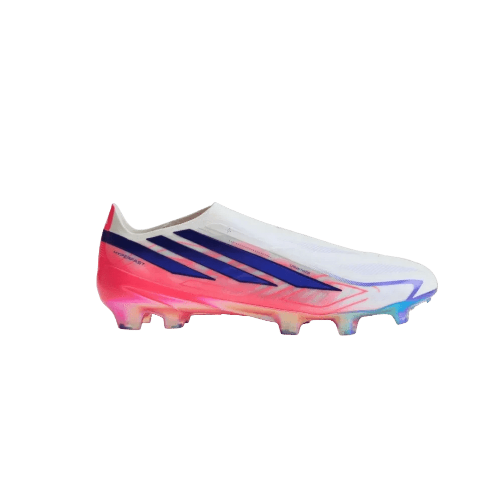 Adidas F50 Hyperfast Elite Laceless Firm Ground Cleats Cloud White