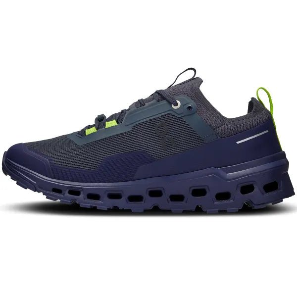 "On Running Cloudultra 2 Navy Ink sneakers by Hype Elixir – durable, high-performance sneakers in a deep Navy Ink colorway, offering exceptional comfort, support, and rugged durability for long-distance runs and trails."