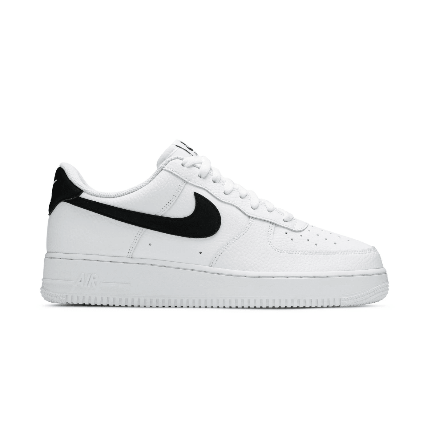 Nike Air Force 1 Low '07 White Black Pebbled Leather