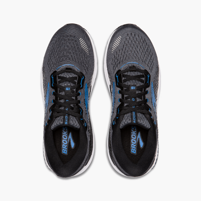 "Brooks Running Addiction GTS 15 India Ink/Black/Blue sneakers by Hype Elixir – stability-focused, cushioned running shoes offering superior comfort and support."