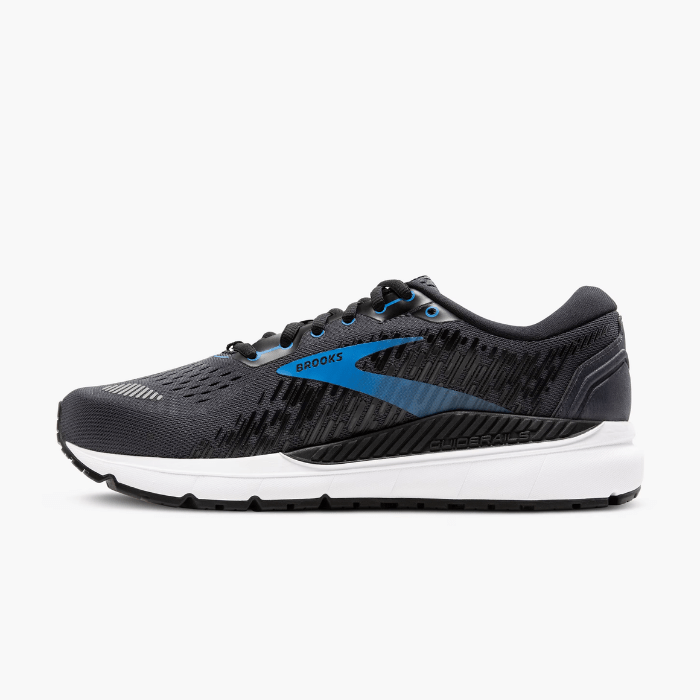 "Brooks Running Addiction GTS 15 India Ink/Black/Blue sneakers by Hype Elixir – stability-focused, cushioned running shoes offering superior comfort and support."
