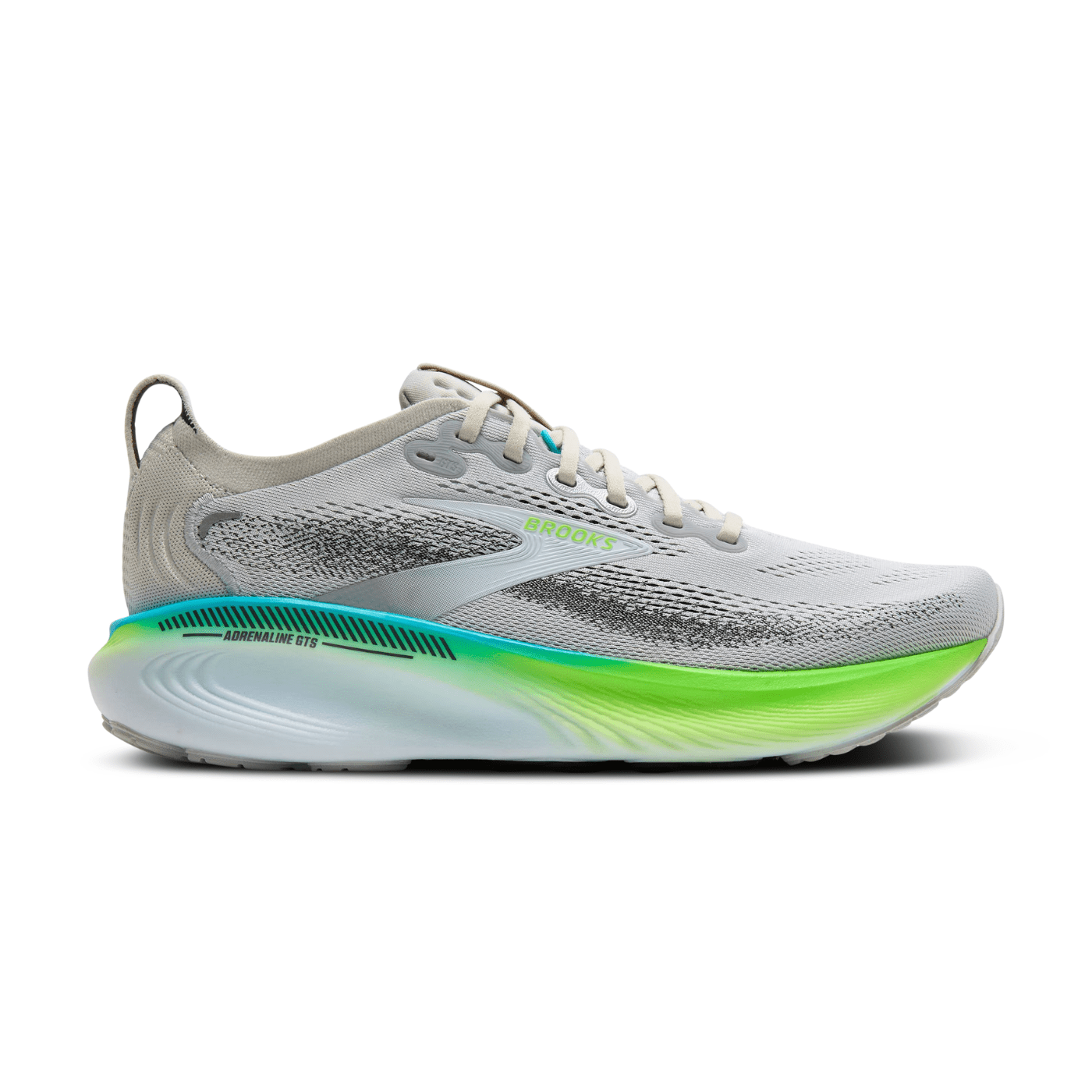 Brooks Adrenaline GTS 25 Oyster/Green Gecko