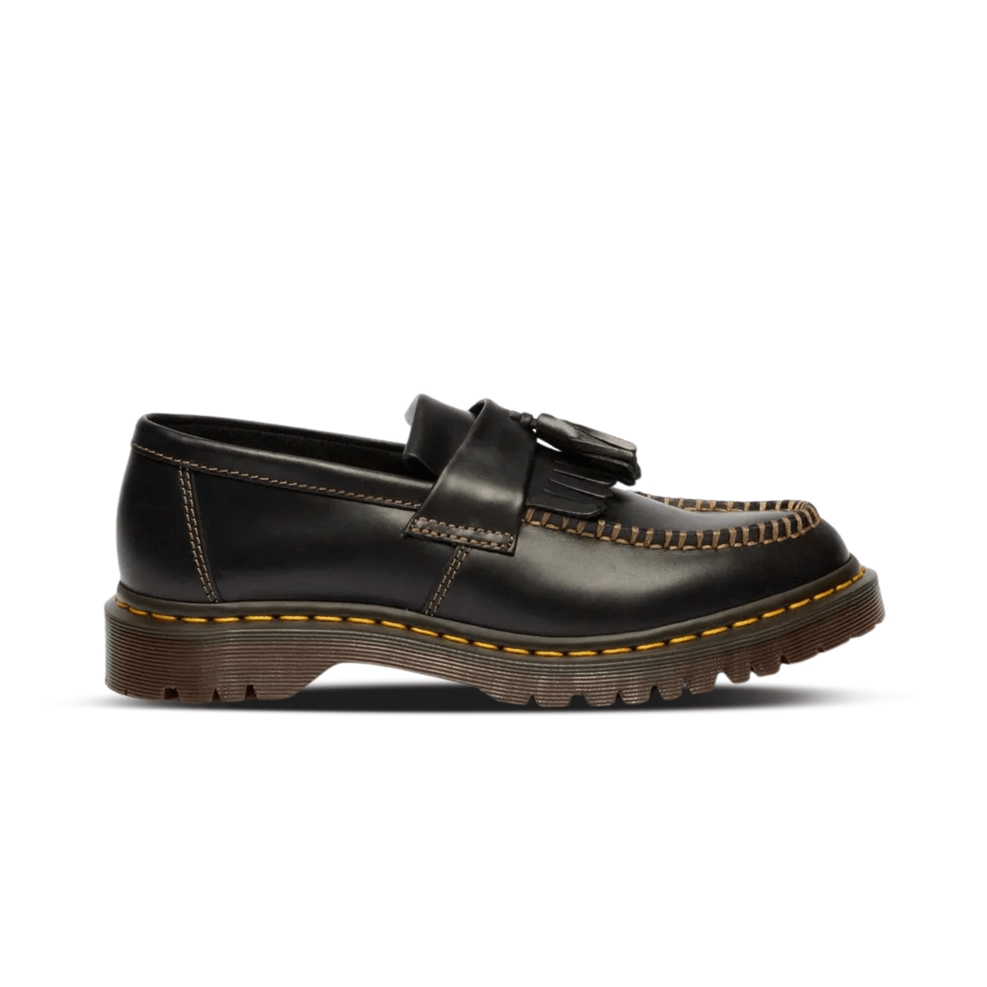 Dr. Martens Adrian Orleans Leather Tassel Loafers Black